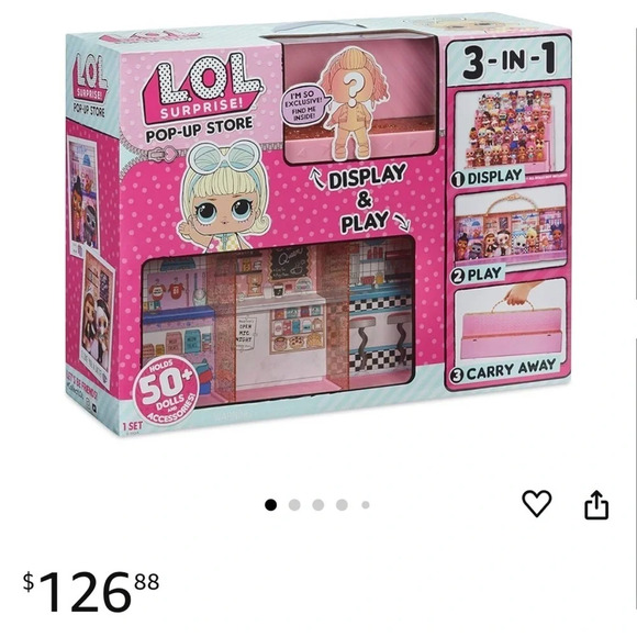 L.O.L Surprise Pop-Up Store & Doll Display Case - Picture 7 of 8